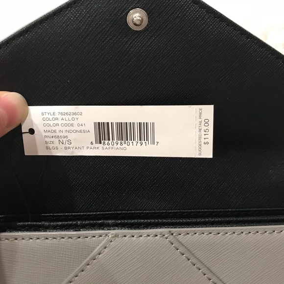 DKNY Saffiano Leather Envelope Wallet - Picture 5 of 7